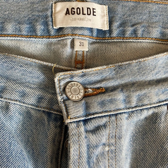 Agolde tapered high rise jeans - Picture 4 of 6